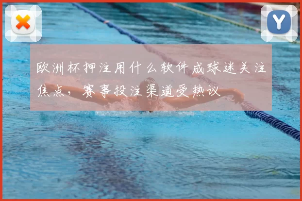欧洲杯押注用什么软件成球迷关注焦点,赛事投注渠道受热议
