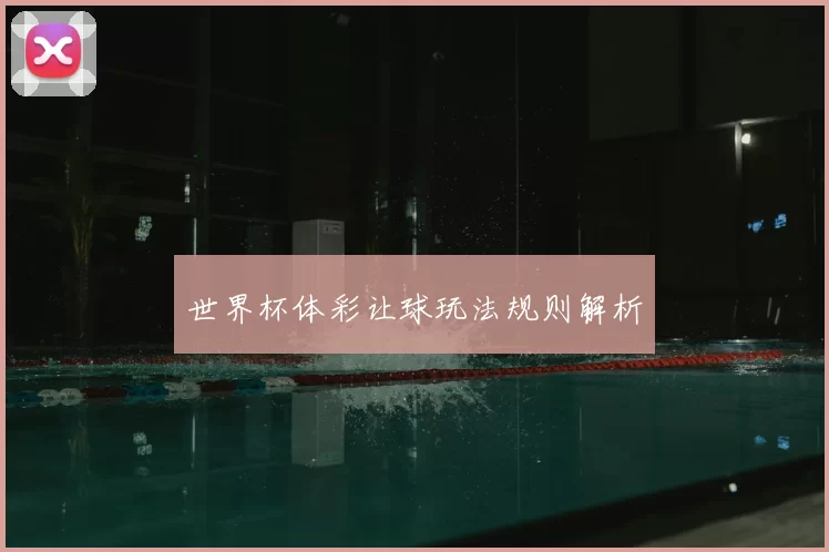 世界杯体彩让球玩法规则解析