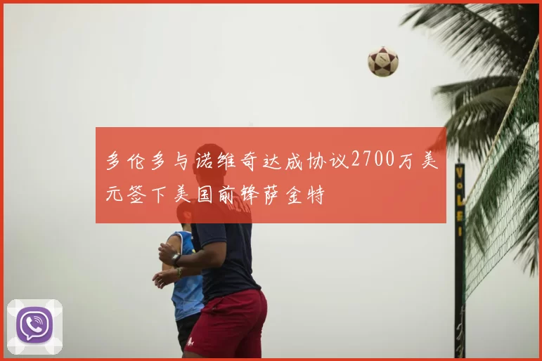 多伦多与诺维奇达成协议2700万美元签下美国前锋萨金特