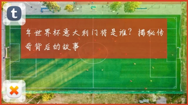 年世界杯意大利门将是谁?揭秘传奇背后的故事