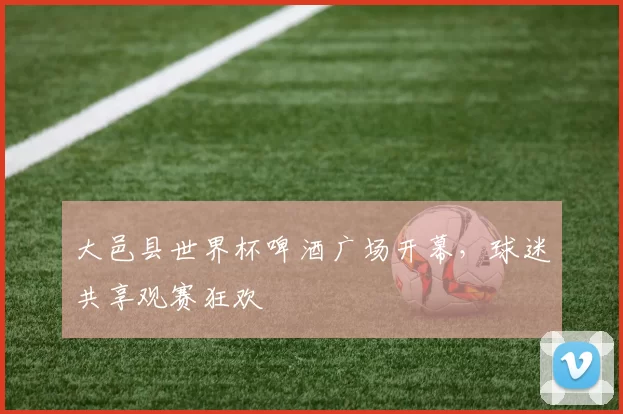 大邑县世界杯啤酒广场开幕,球迷共享观赛狂欢